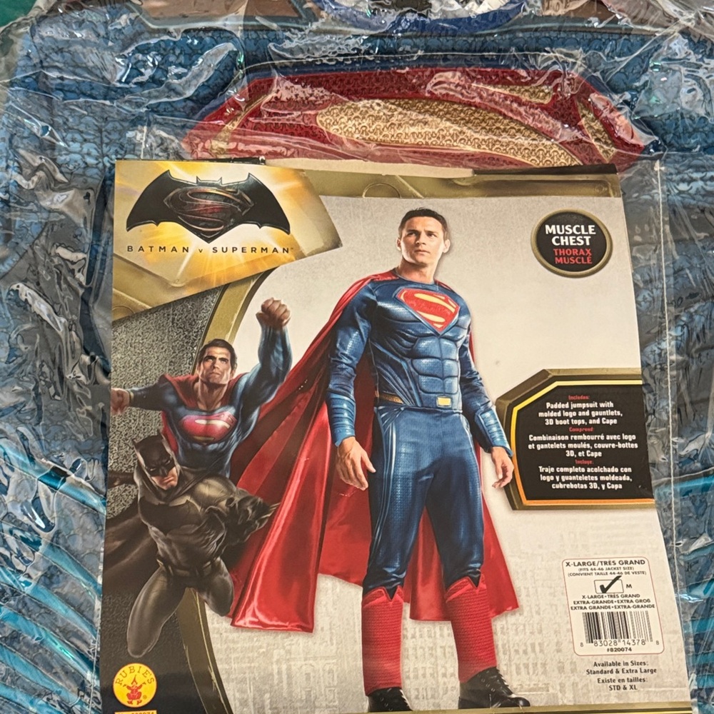 Rubie's Superman Costume with Red Cape